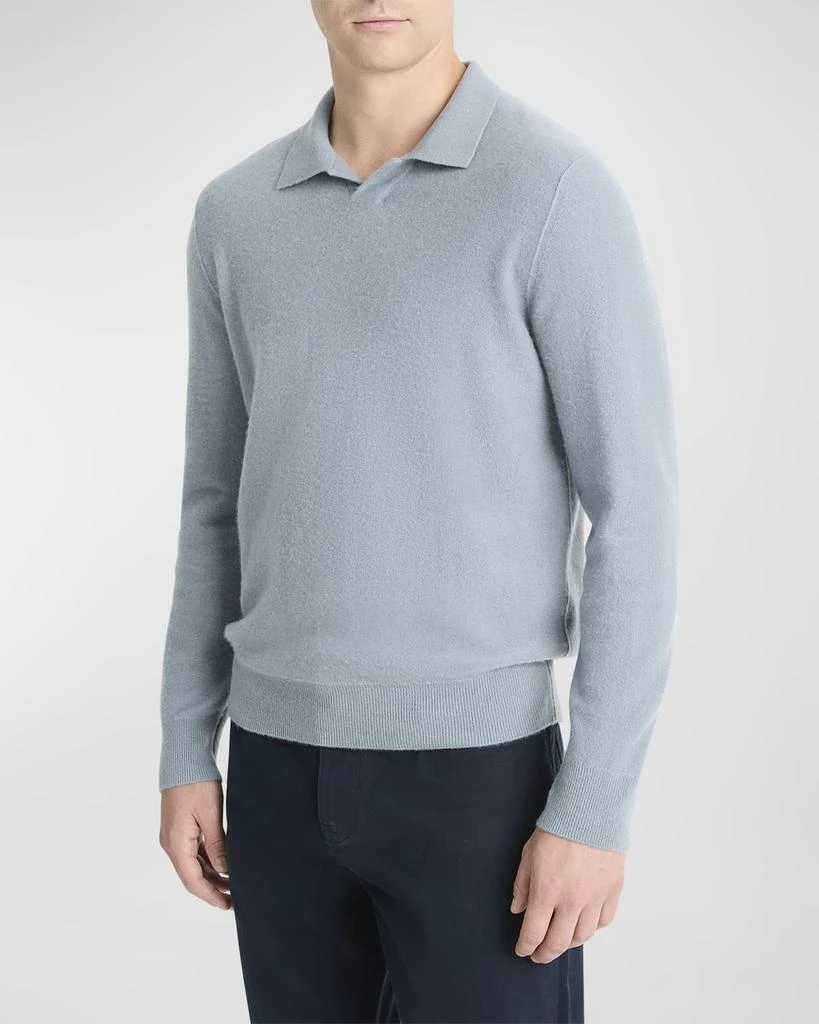 Vince Men's Boiled Cashmere Polo Shirt 1