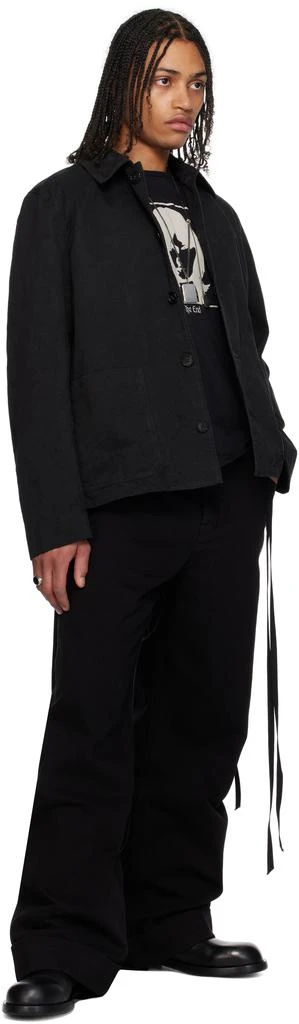 ANN DEMEULEMEESTER Black Jakson Light Caban Jacket 4