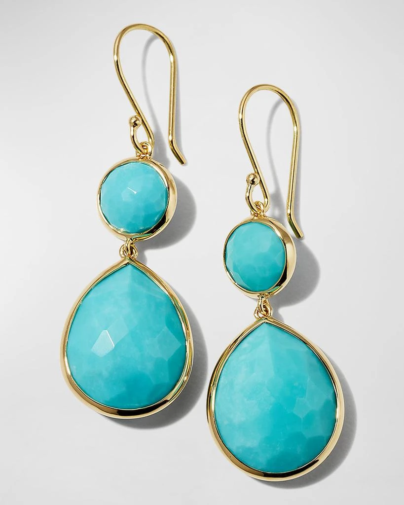 Ippolita Rock Candy Snowman Teardrop Earrings in 18K Gold