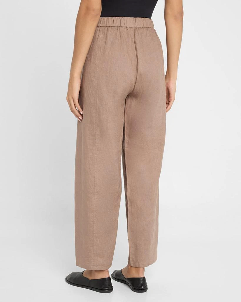 Eileen Fisher Cropped Organic Linen Lantern Pants 3