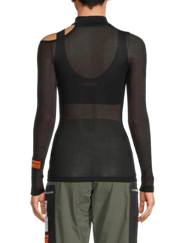 Heron Preston Cutout Mockneck Top 2