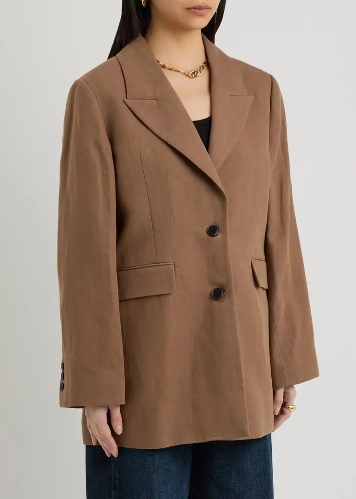 SKALL STUDIO Milan linen-blend blazer 2