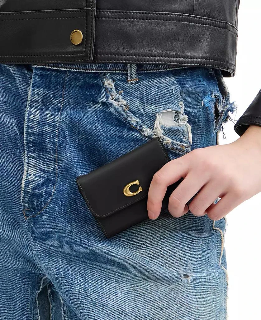 Coach Essential Leather Card Holder Wallet 2