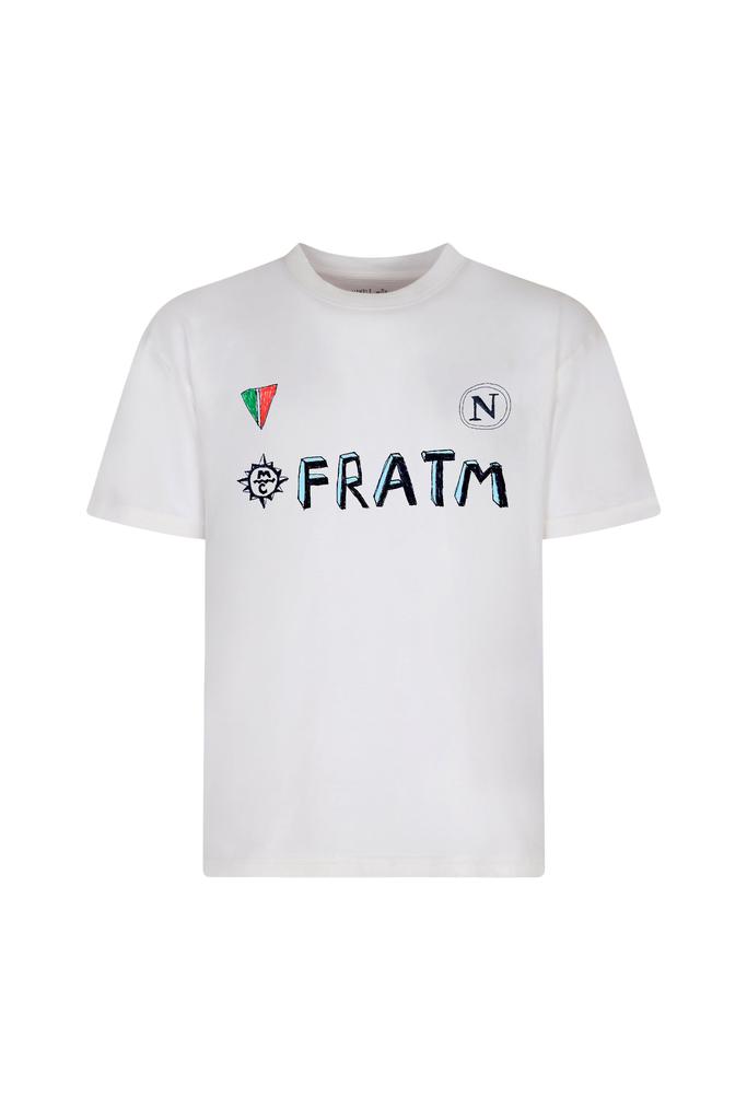 HANDLE WITH FREEDOM FOR D'ANIELLO HANDLE WITH FREEDOM FOR D'ANIELLO | White cotton T-shirt "NA TEE 4" | Man | L