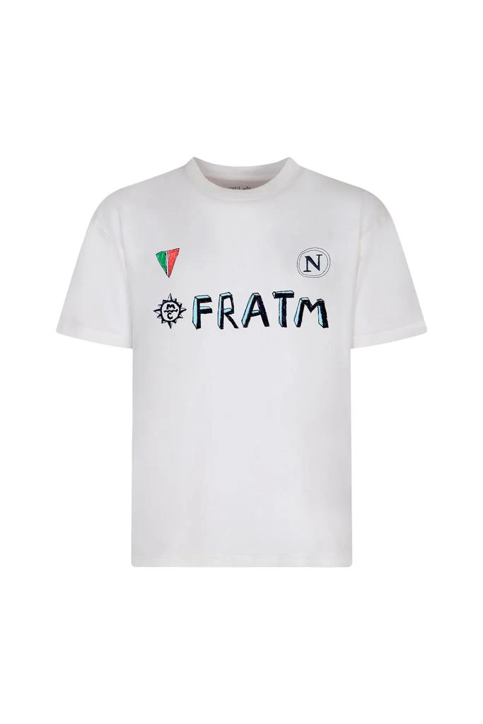 HANDLE WITH FREEDOM FOR D'ANIELLO HANDLE WITH FREEDOM FOR D'ANIELLO | White cotton T-shirt "NA TEE 4" | Man | M 1