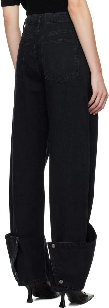 FRAME Black 'The Tab' Jeans 3