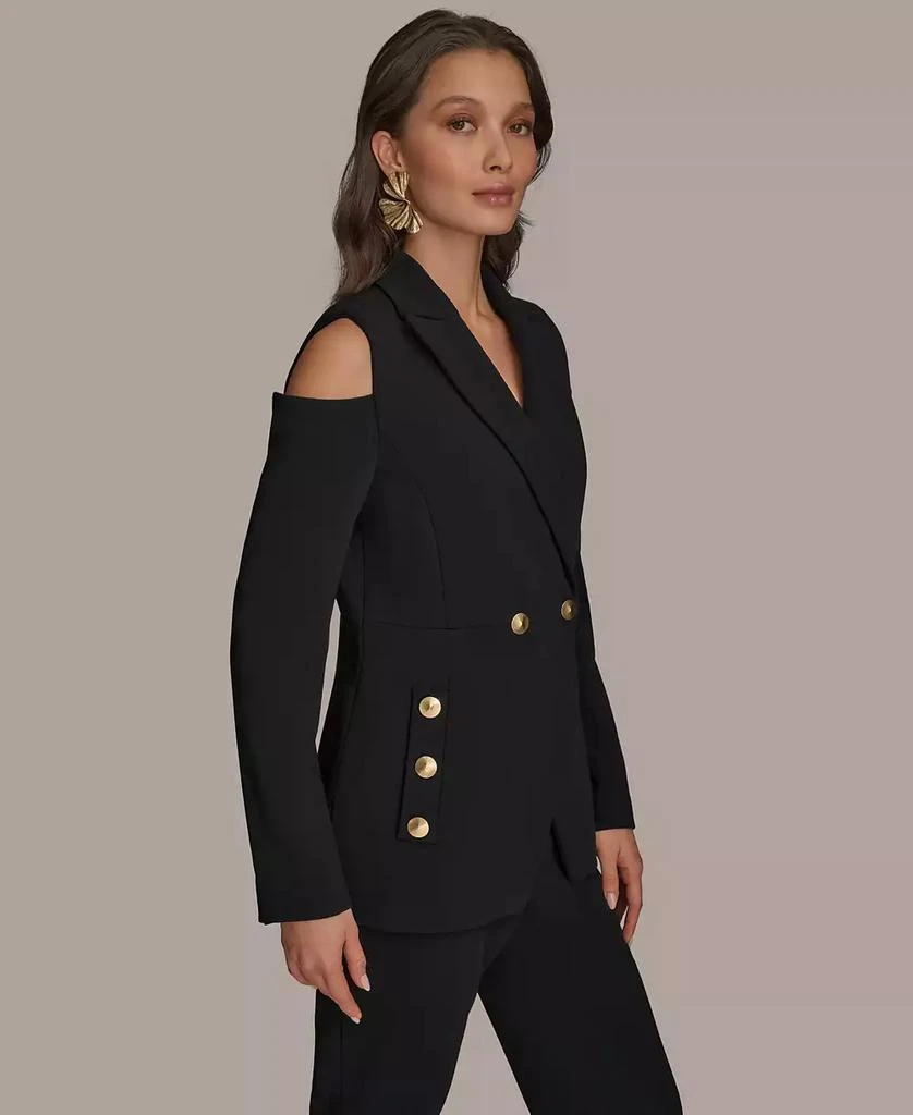 Donna Karan Women's Cold Shoulder Blazer 3