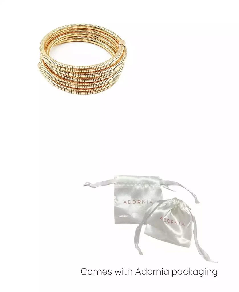 ADORNIA Flexible Coil Stack Bracelet 2