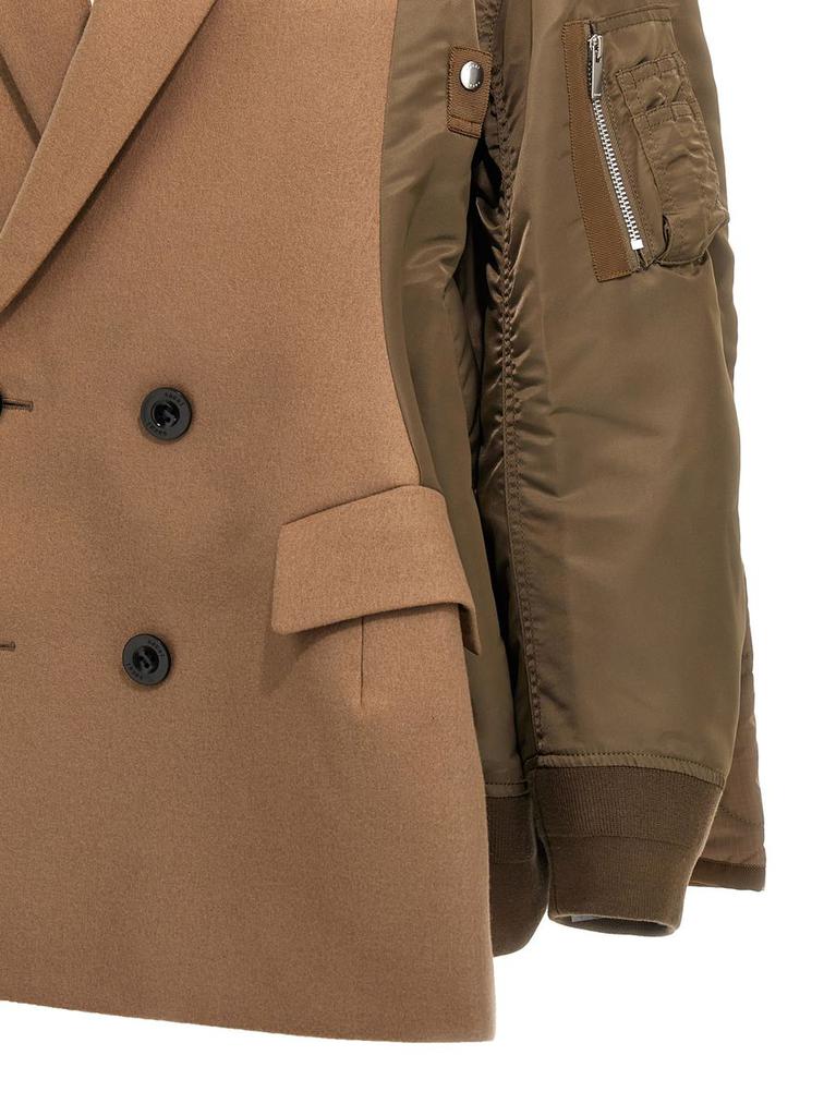 Shop Sacai 'Melton' Coat on Sale at BeyondStyle – Get 46