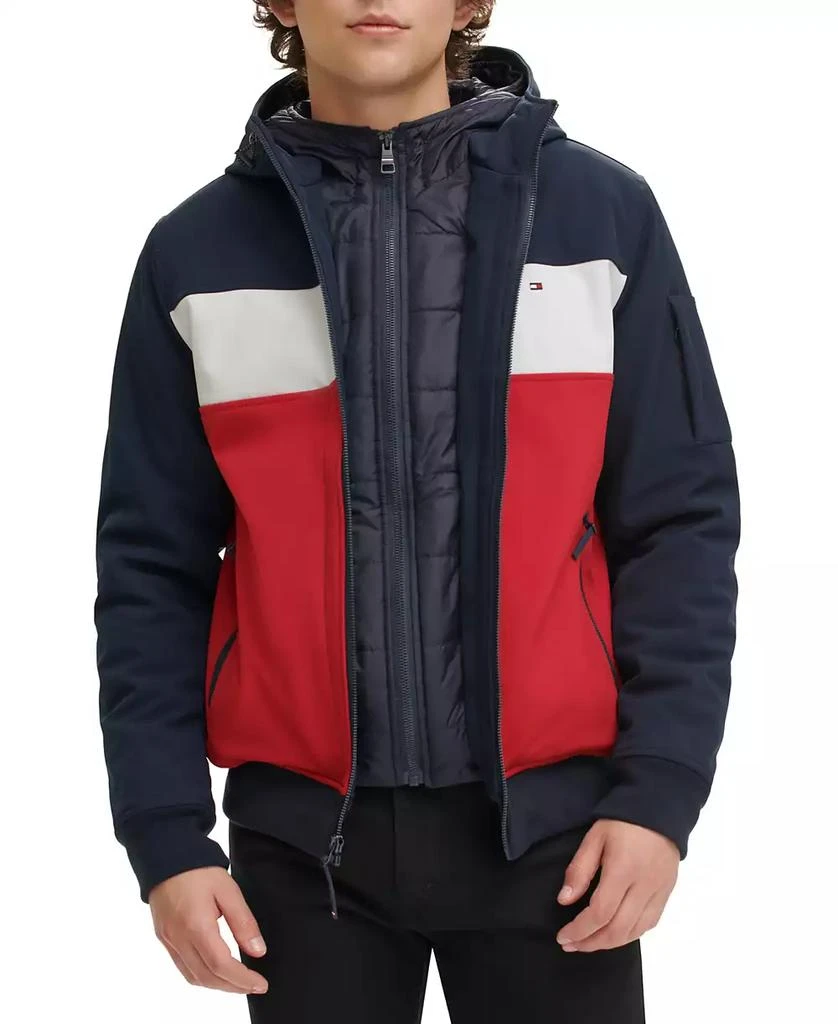 Tommy Hilfiger Men's Hoodie Bomber Combo Jacket 4