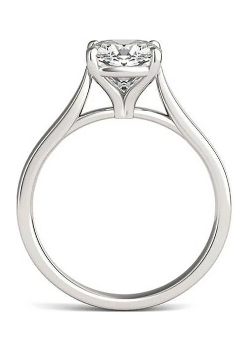 Charles & Colvard Colvard Charles Colvard 2 Ct. T.w. Lab Created Moissanite Cushion Solitaire Ring 3