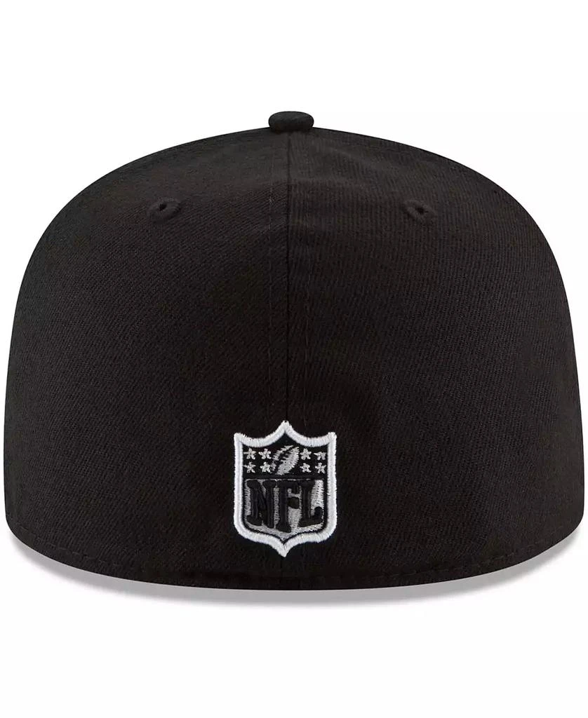 New Era Men's Black Chicago Bears B-Dub 59FIFTY Fitted Hat 2