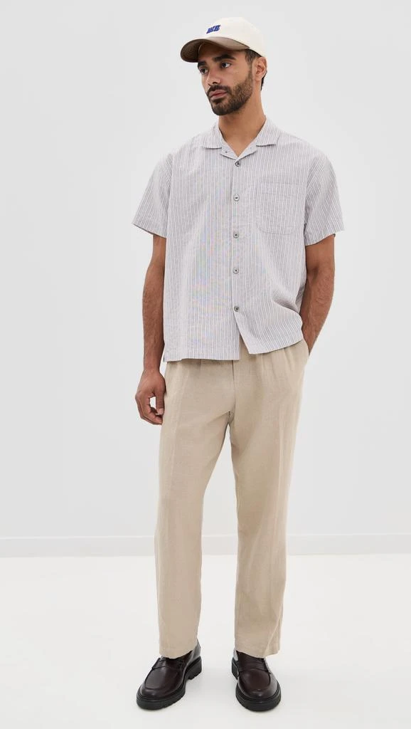 Obey Fubar Linen Pleated Pants 4