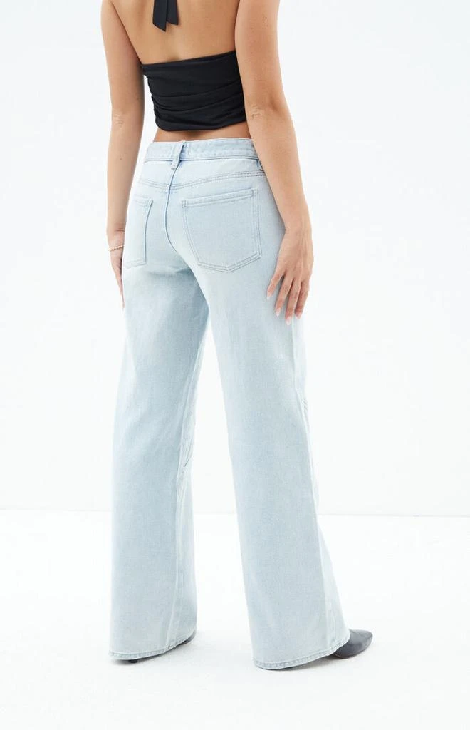 PacSun Casey Low Rise Baggy Jeans Star Light Indigo 4