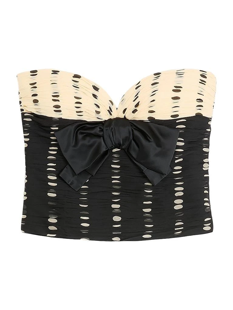 Valentino Chiffon Top with Plusdepois Print