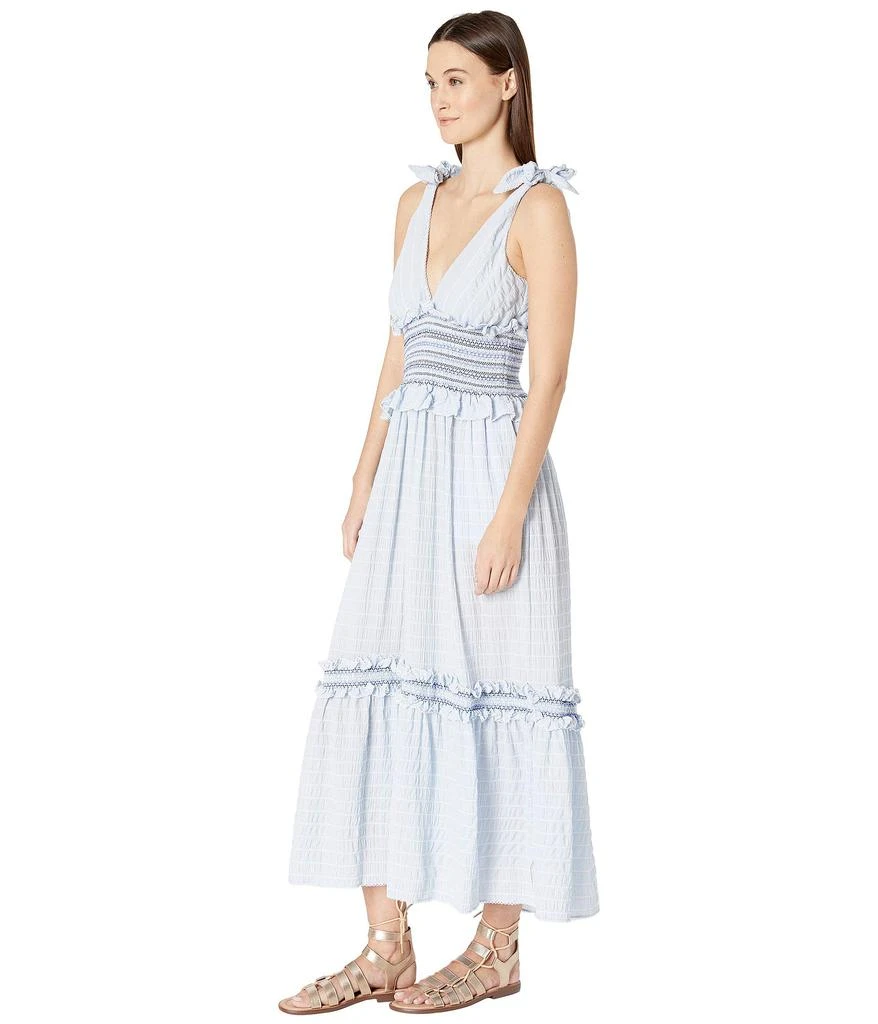 Jonathan Simkhai Smocked V-Neck Dress 2