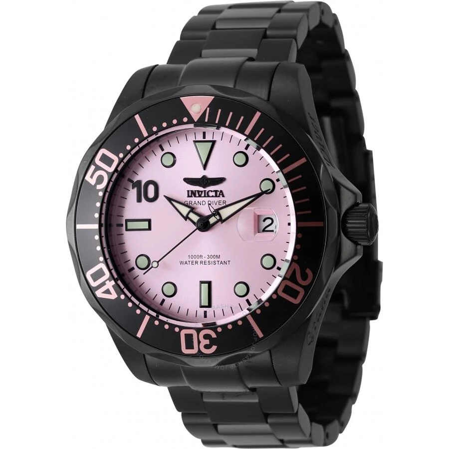 Invicta Pro Diver Automatic Pink Dial Men's Watch 47187 1