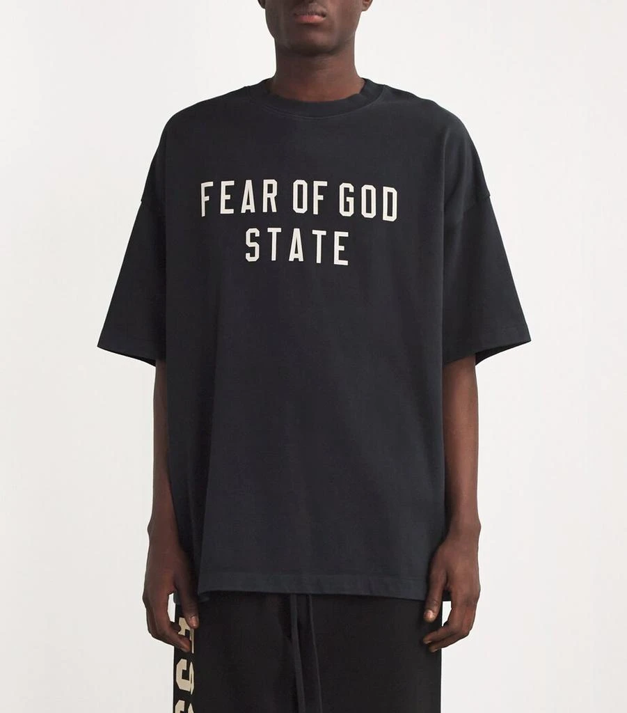 Essentials Oversized Logo State T-Shirt 3