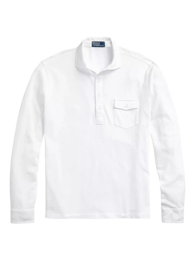 Ralph Lauren Mesh Long Sleeve Polo Shirt 1