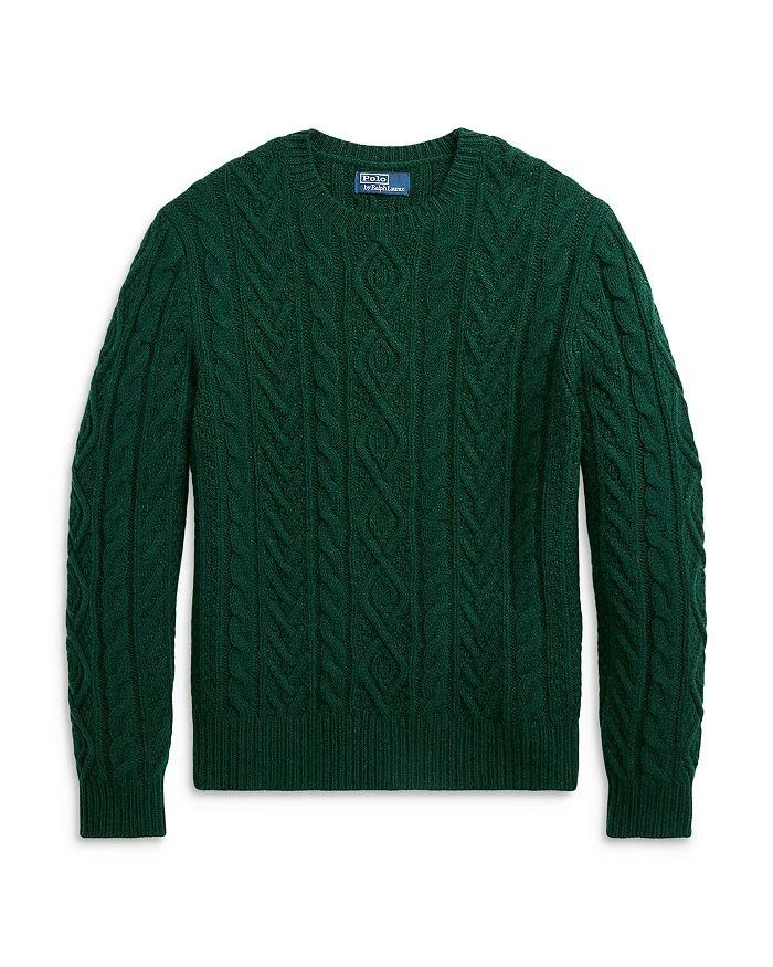 Ralph Lauren Wool Cable Knit Crewneck Sweater 6