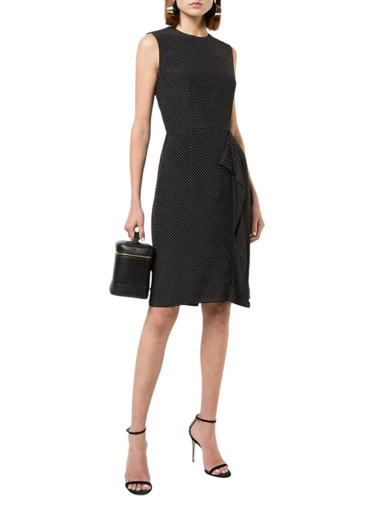 Paule Ka Paule Ka - Dotted Cascade Ruffle Sheath Dress 1
