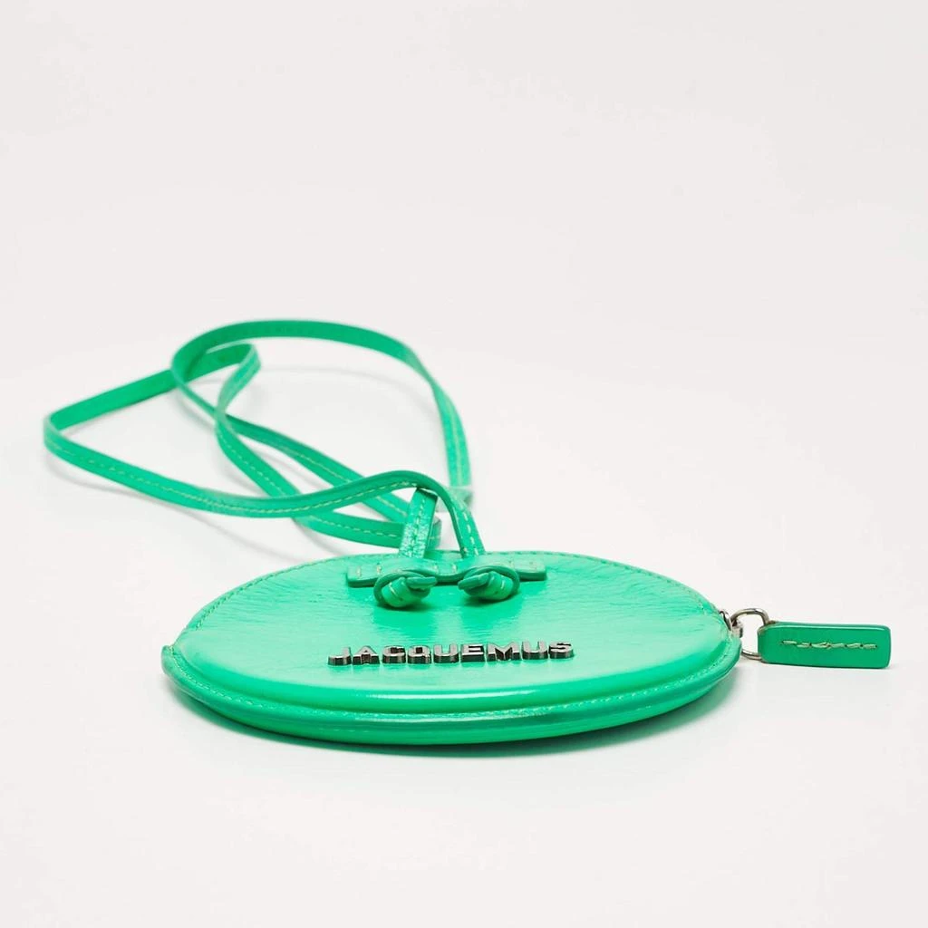 Jacquemus Jacquemus Green Leather Le Pitchou Coin Purse 7