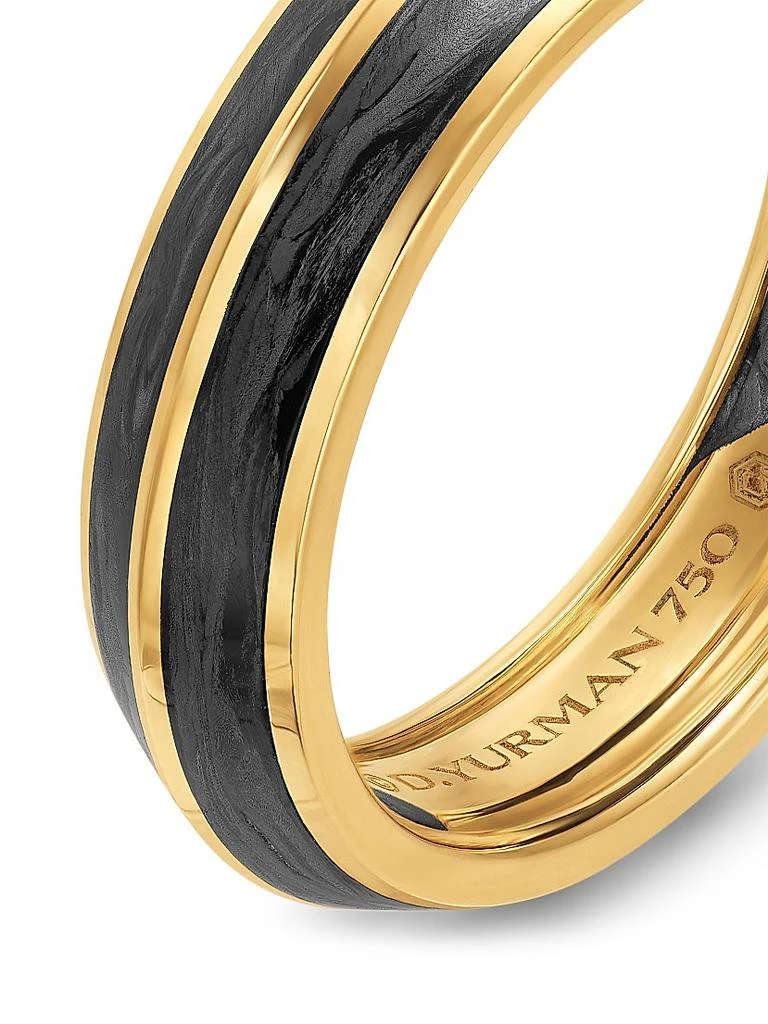 David Yurman Knife Edge Band Ring in 18K Yellow Gold 5