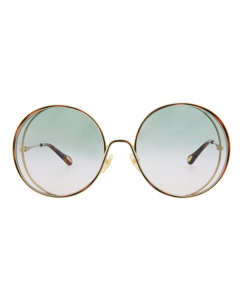 Chloé Round-Frame Metal Sunglasses