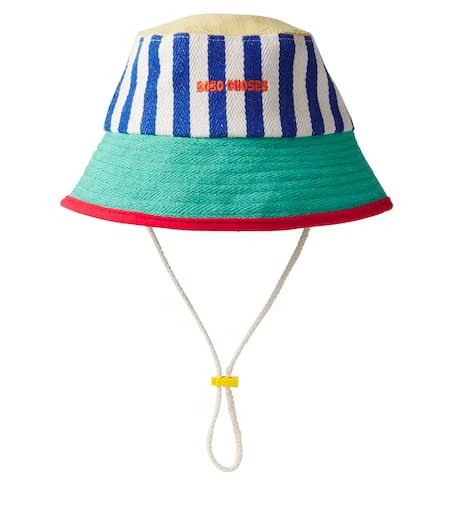BOBO CHOSES Bobo Choses striped cotton bucket hat