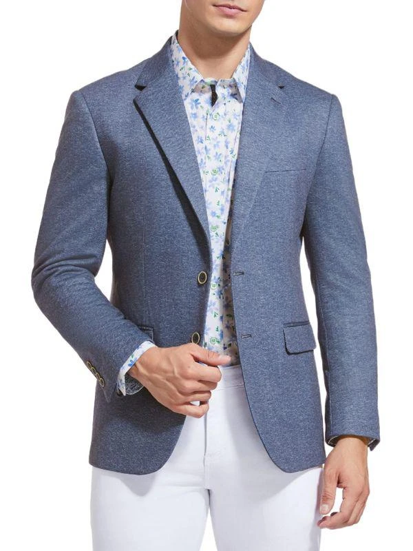 DUCHAMP LONDON Heathered Slim Fit Blazer 1