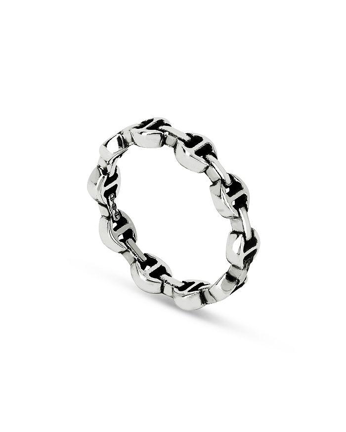 Hoorsenbuhs Sterling Silver Heritage Micro Dame III Link Ring