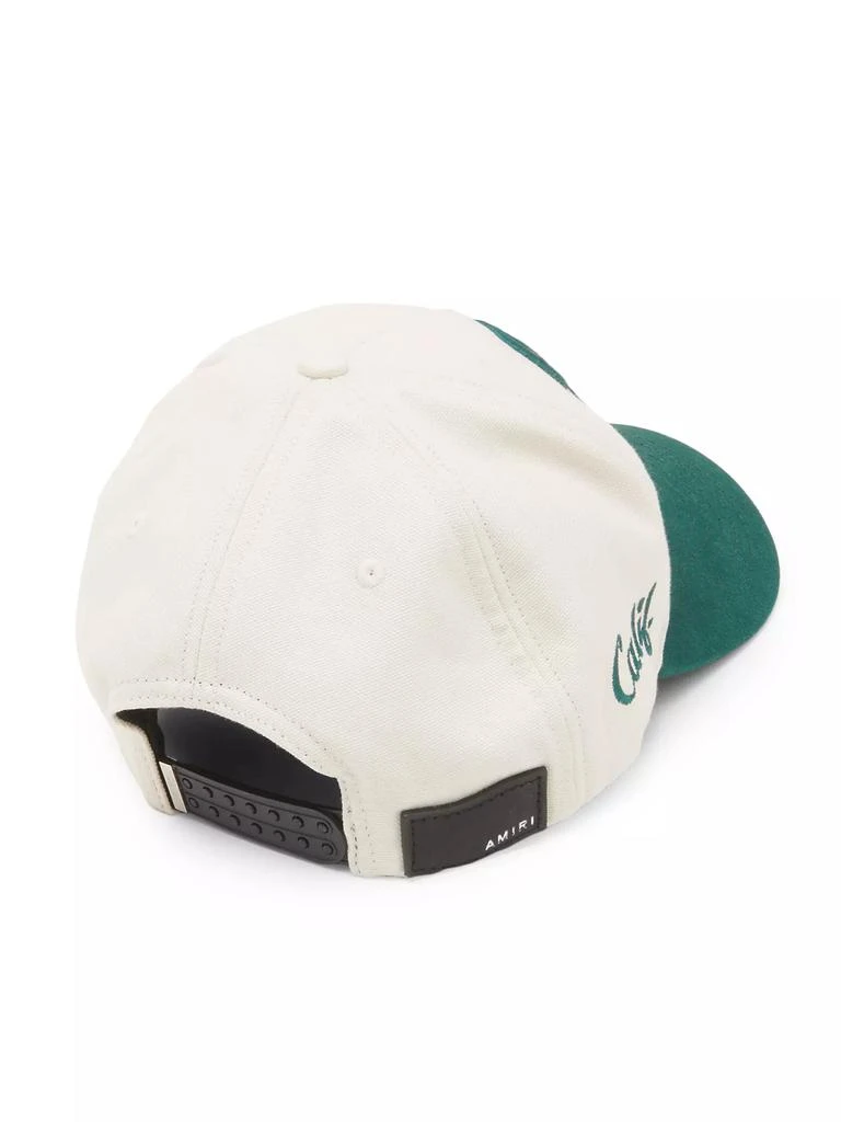 AMIRI Logo Two-Tone Canvas Hat 2