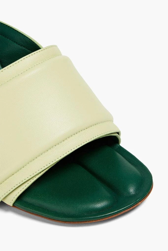 Jacquemus Aqua padded leather mules 4
