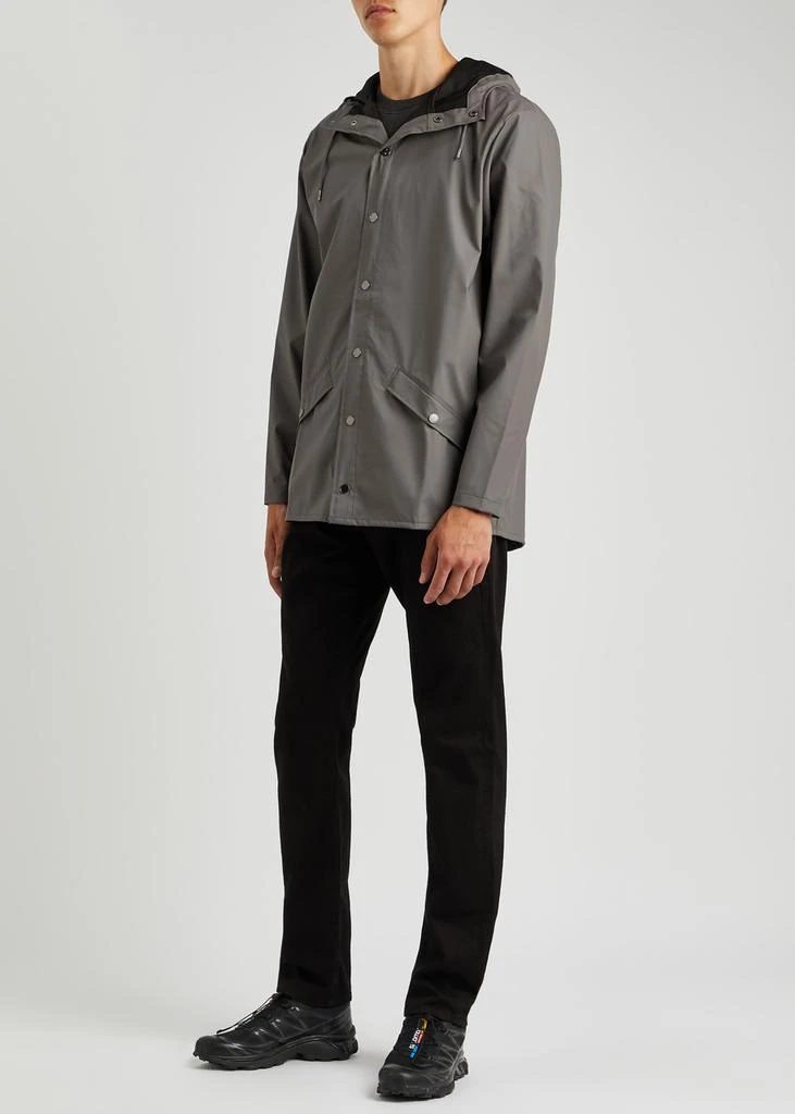 RAINS Short matte rubberised raincoat 4