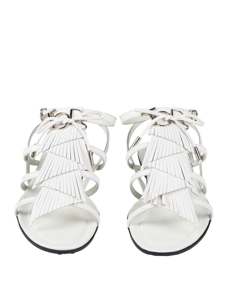 【関税＆送料込み】Tod's Sandals Woman BLACK Sandals in Leather XXW11K0FH50GOC40MB999 | Tods