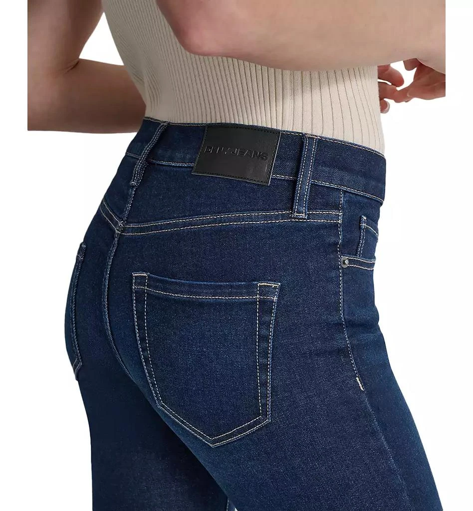 DKNY Petite High-Rise Bootcut Jeans 6
