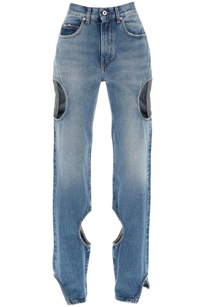 OFF-WHITE Meteor cut-out jeans 1