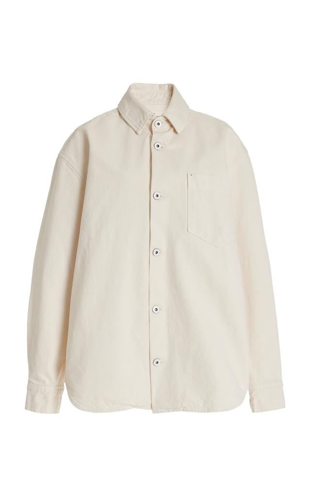 SLVRLAKE SLVRLAKE - Oversized Denim Shirt - White - XS - Moda Operandi