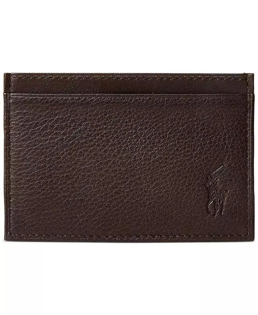 Ralph Lauren Men's Pebbled Leather Card Case