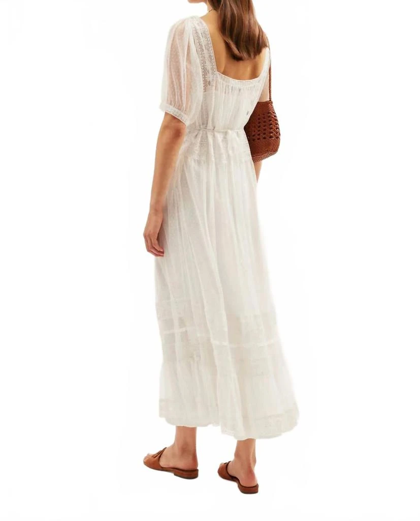 chinese dress ladies Novara Lace Midi Dress in Ivory main image 1
