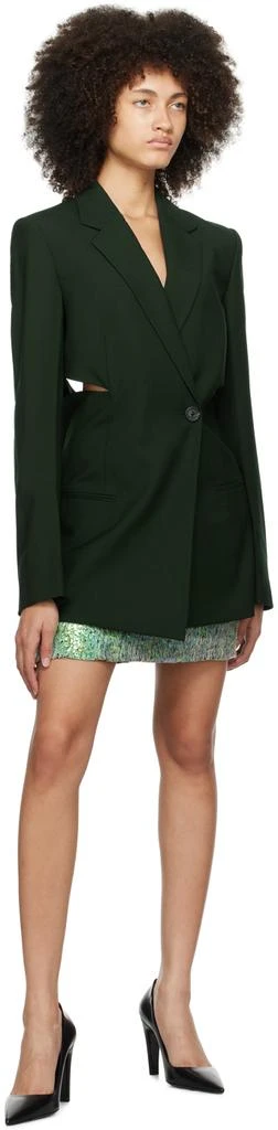 Helmut Lang Green Slash Blazer 4