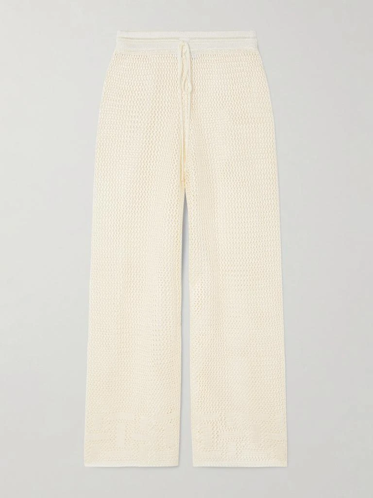 Calle Del Mar 钩编阔腿裤