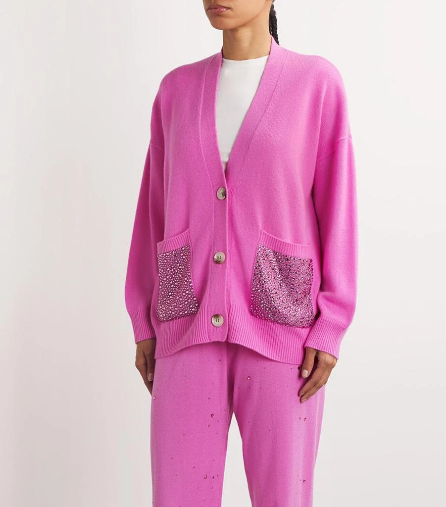 William Sharp Cashmere Crystal Embellished Daisy Cardigan 3