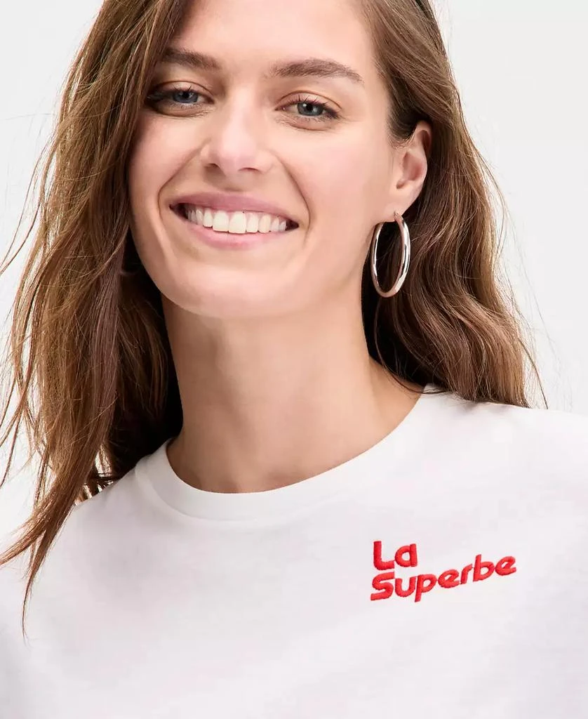 On 34th Women's Superbe Embellished Crewneck Tee, Exclusively at Macy's 3