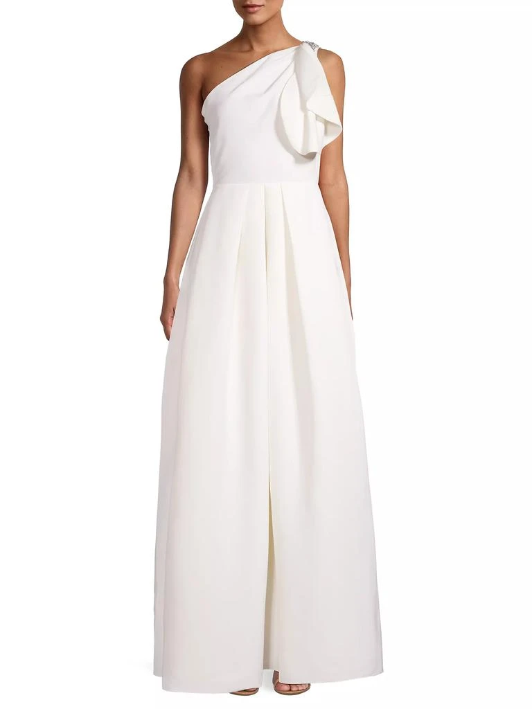Sachin & Babi Martina One-Shoulder A-Line Gown 3