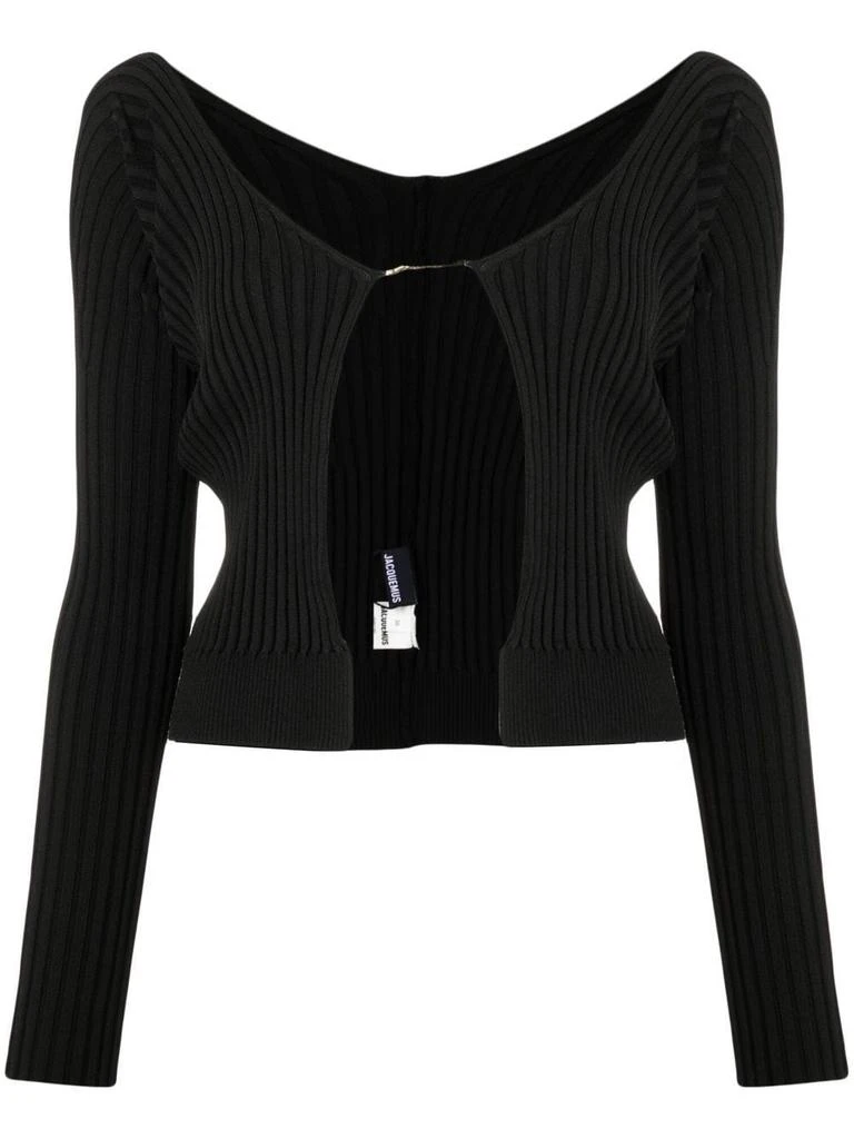 Jacquemus Ribbed Knit Cardigan