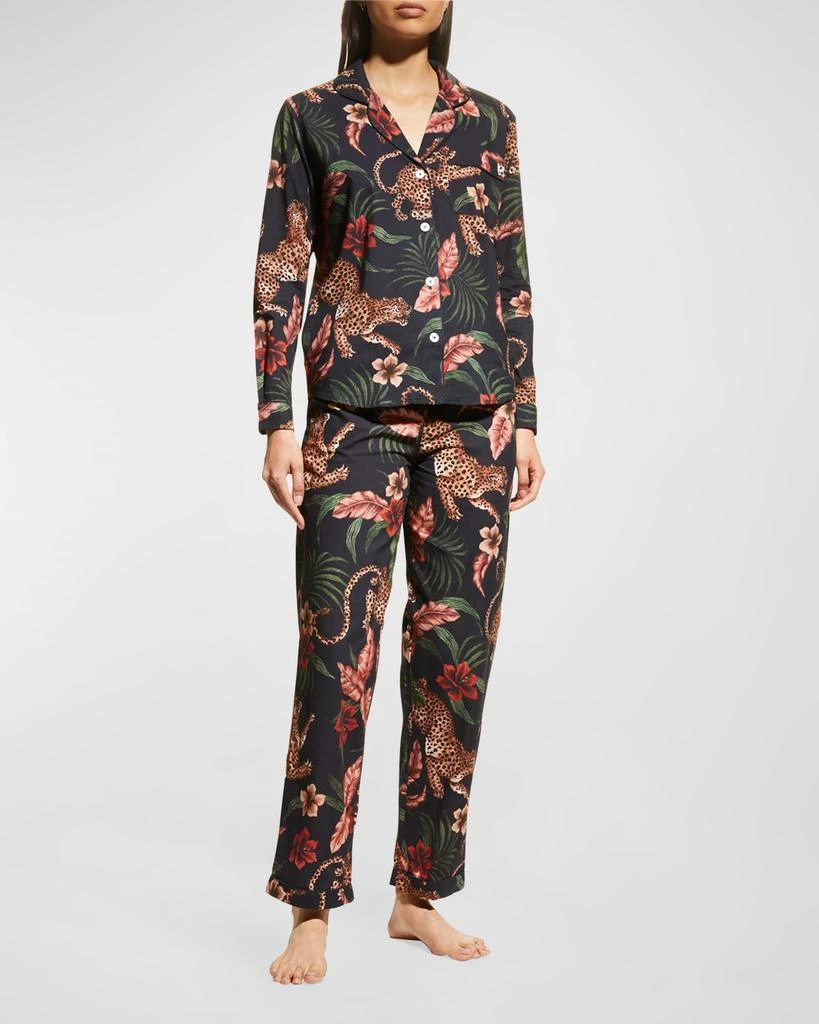 Desmond & Dempsey Soleia Cotton Long Pajama Set 2