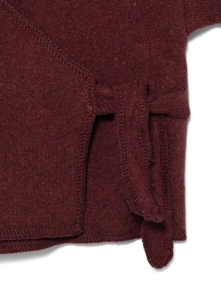 BABE & TESS Burgundy Cardigan Baby Girl 3