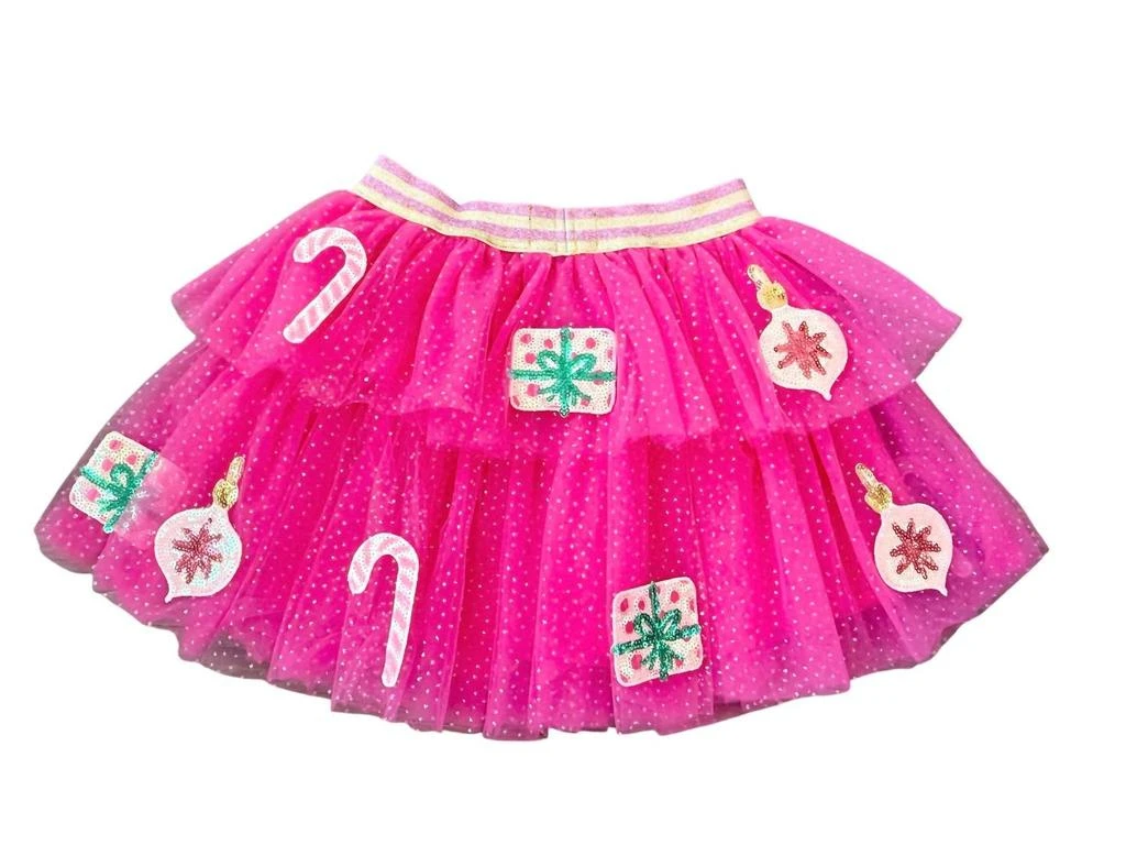 Three Wildflower Designs Three Wildflower Designs - Girl
s Holiday Sparkles Skirt