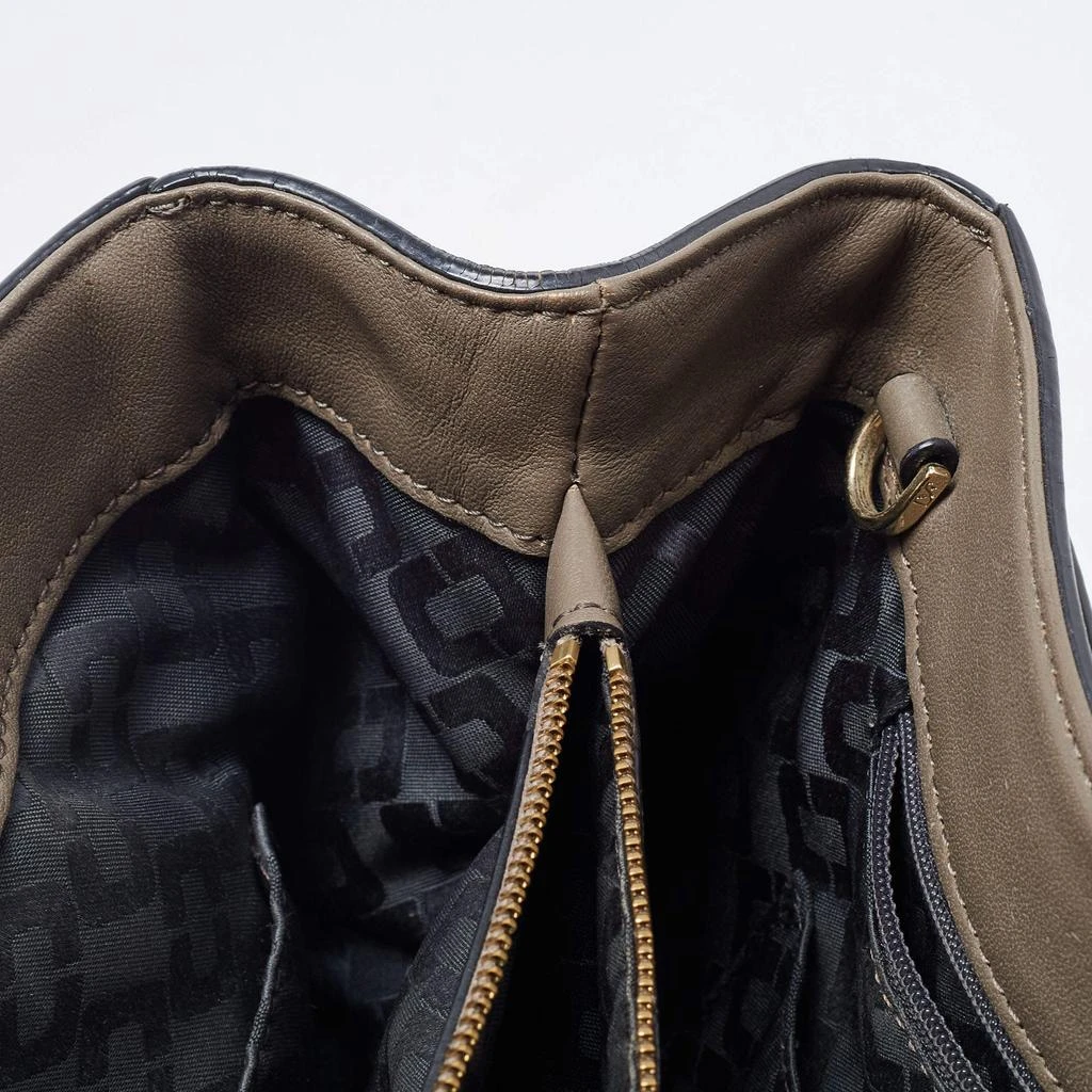Diane von Furstenberg Diane Von Furstenberg Grey Leather Large 440 Gallery Secret Envelope Tote 18